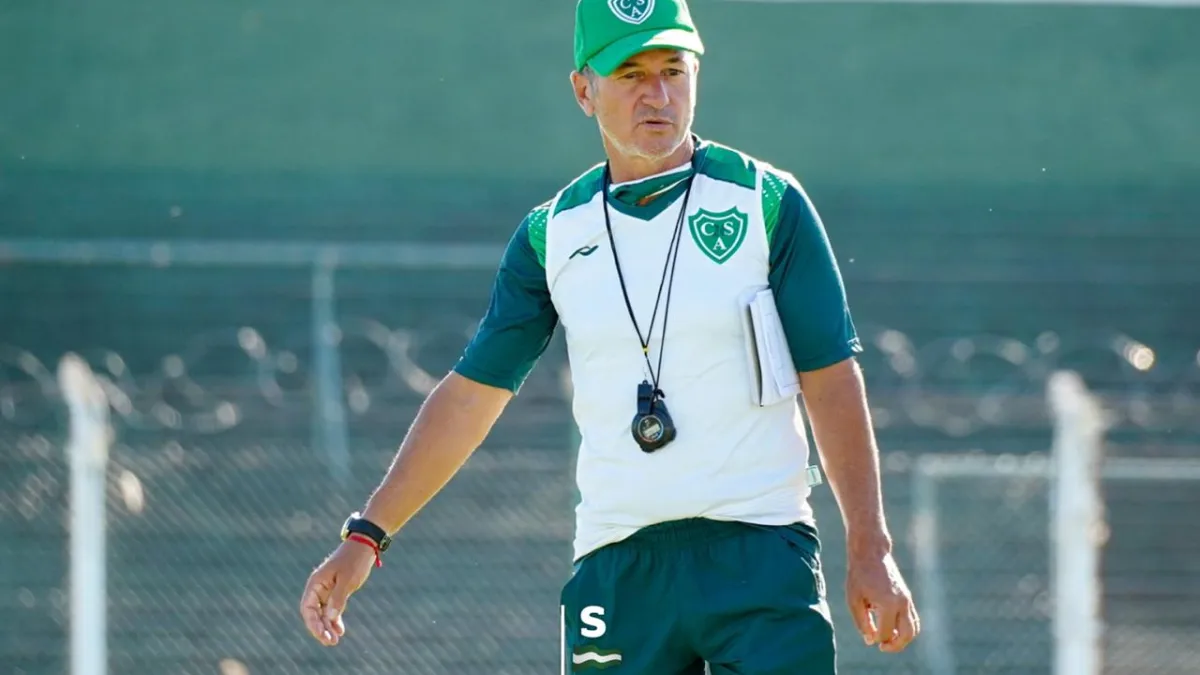 Mario Sciacqua probó el equipo para jugar ante Boca