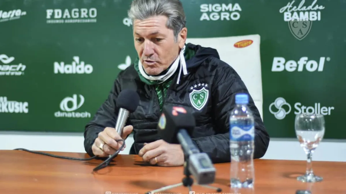 Mario Sciacqua: "Desde que vine a Sarmiento vivo bajo presión"
